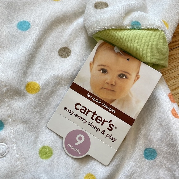 Set of 2 Quick Change Sleep & Play Onsies - 9M - Picture 5 of 6